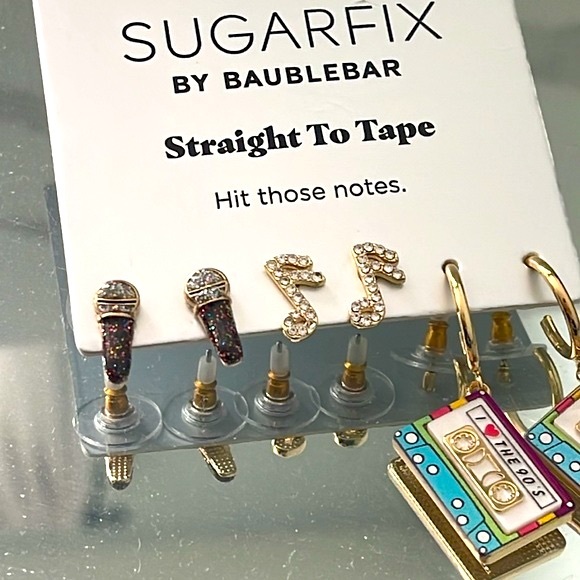 🌿 SUGARFIX 3Pair Earring Set, NWT - Picture 3 of 6